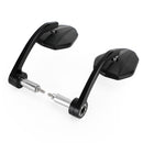 Svart 7/8" tilpasset CNC aluminium motorsykkel motorsykkel 22 mm styre endespeil Generisk