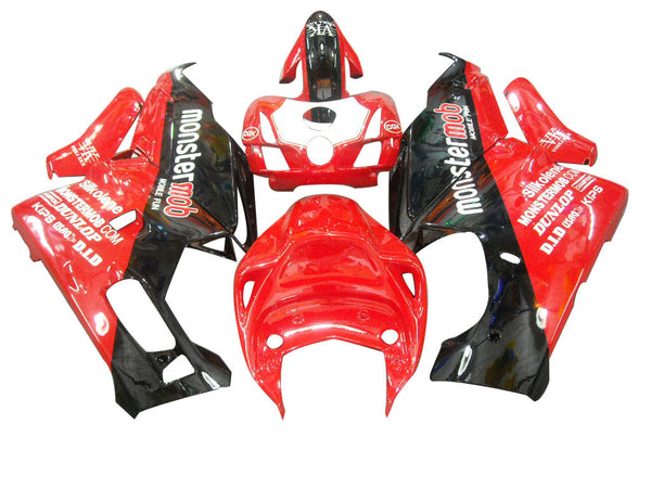 Carenados para Ducati 999 Monster Mob Racing rojo y negro 2003-2004 (genérico).