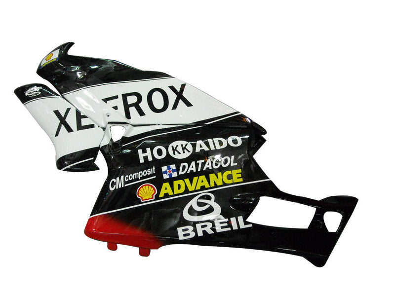 Fairings for Ducati 999 2005-2006, hvit og svart, Xerox Generic