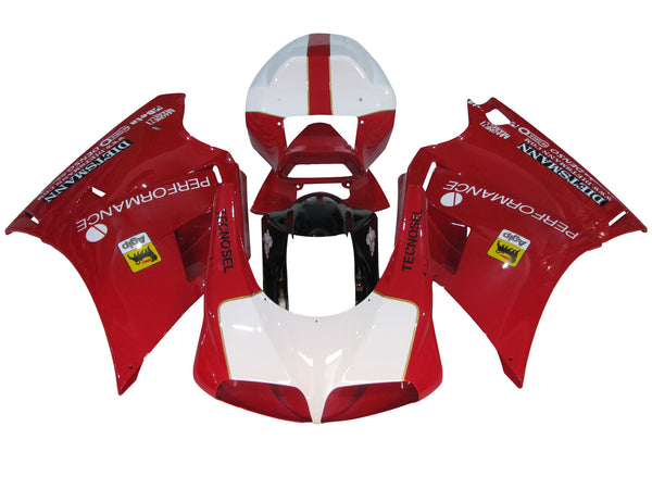 Conjunto de carenado cuerpo ABS adecuado para Ducati 996 748 1996-2002 Genérico