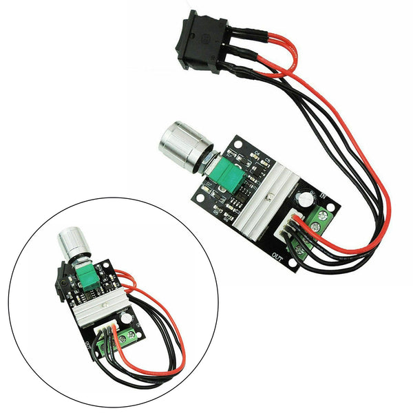 DC Motor Speed ​​​​Switch Controller 3A 10V 12V 24V Control Reversibel PWM-regulator