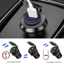 Soporte de extensión de montaje de carga de teléfono Qc4.0 de 60W para motocicleta, negro, genérico