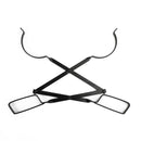 2 szt. Narzędzie do kuchenki Zestaw narzędzi kominkowych Zestaw narzędzi przeciwpożarowych Szczypce do ogniska Hak do rozpalania, czarny