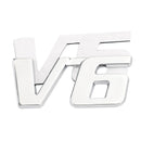 3D Chrome Metal 4WD takalokasuoja Embge Badge Tarra 4WD SUV V6 Generic