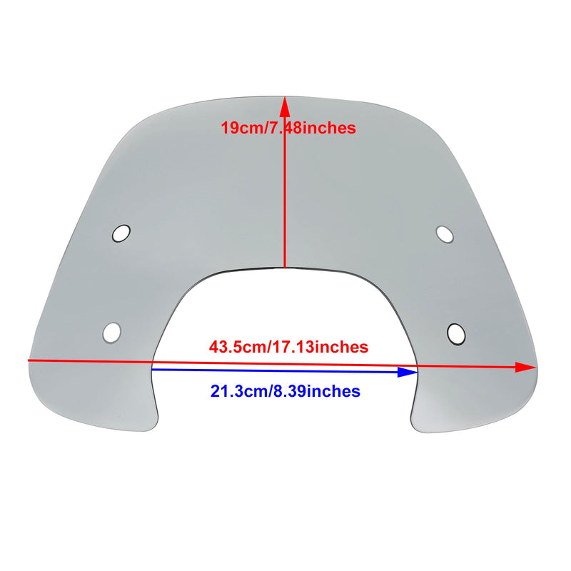 Pára-brisa de plástico para Vespa Sprint 150 2016-2023