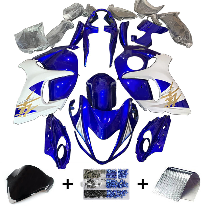 Amotopart kåpesett for Suzuki Hayabusa GSX1300R 2008-2020, karosseri, plast, ABS