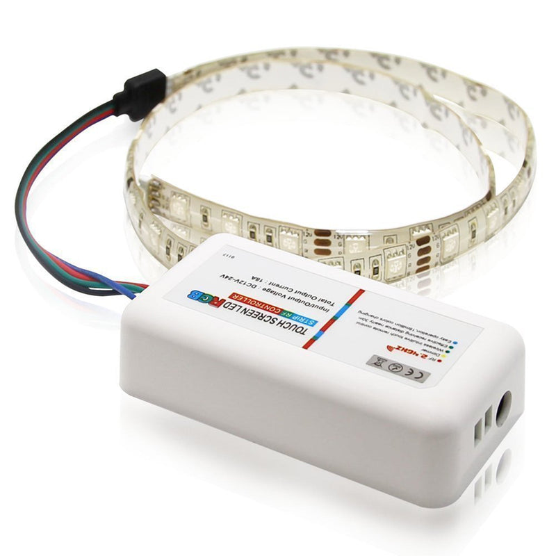 Controlador remoto de controle RF 2.4G Touch para DC 12-24V RGB LED Strip Light