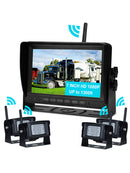 Wireless AHD 1080P Rückfahrkamera Kit für LKW-Anhänger mit 7" Display mit 4CH