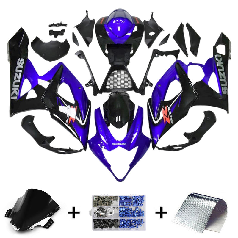 Amotopart Suzuki GSXR1000 2005-2006 Zestaw owiewek K5 Korpus Plastik ABS