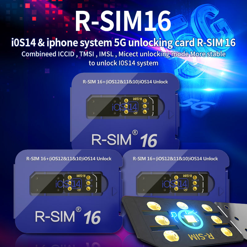 R-SIM19 NOWA stabilna karta SIM QPE do odblokowania dla iPhone'a 15 Plus 14 13 Pro Max 12 IOS17