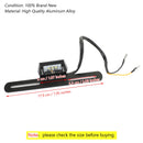 Universelle Motorrad -Kennzeichen -Plattenhalterung mit Licht