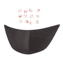 Protetor de farol dianteiro adequado para Kawasaki Zx-6R Zx 6R 94-97 95 96 Azul Genérico