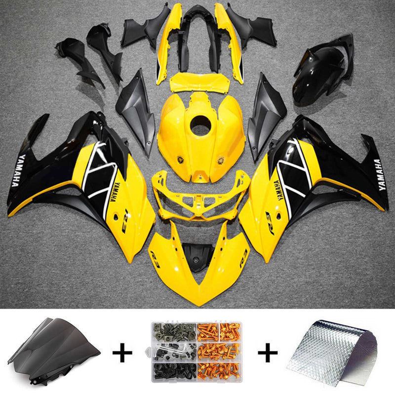 Kåpesett for Yamaha YZF-R3 2014-2018 R25 2015-2017 Generisk