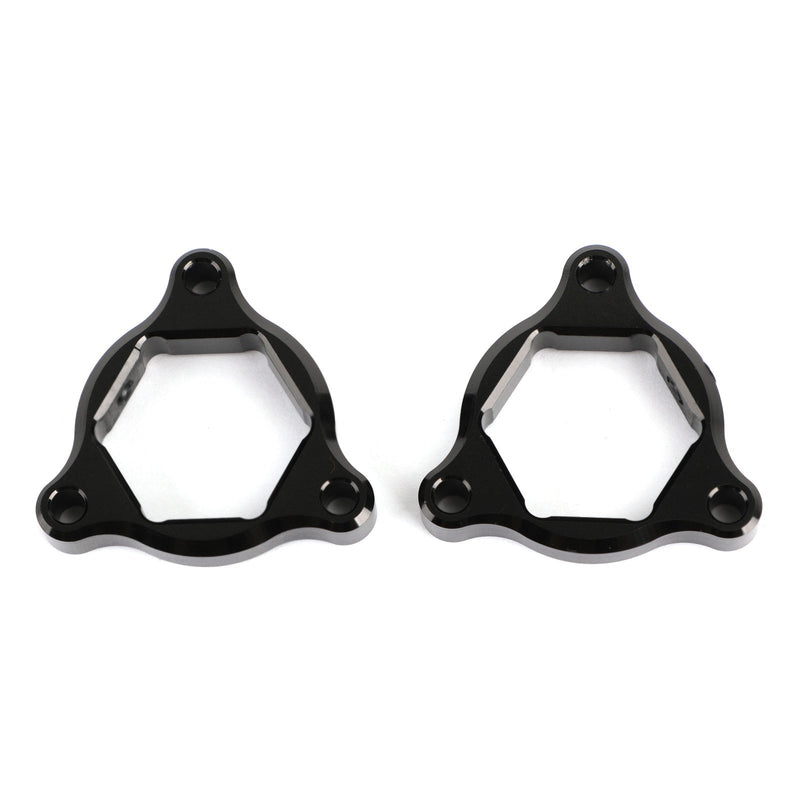 Gaffelförapplikator svart 22 mm passar för Kawasaki Z1000 03-06 ZX636 Ninja 650R