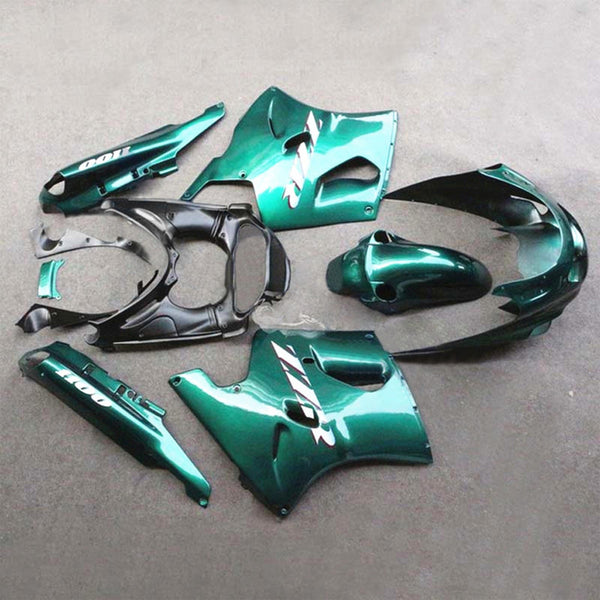 Amotopart Kawasaki ZZR1100 1993-2003 Fairing Sett Body Plastic