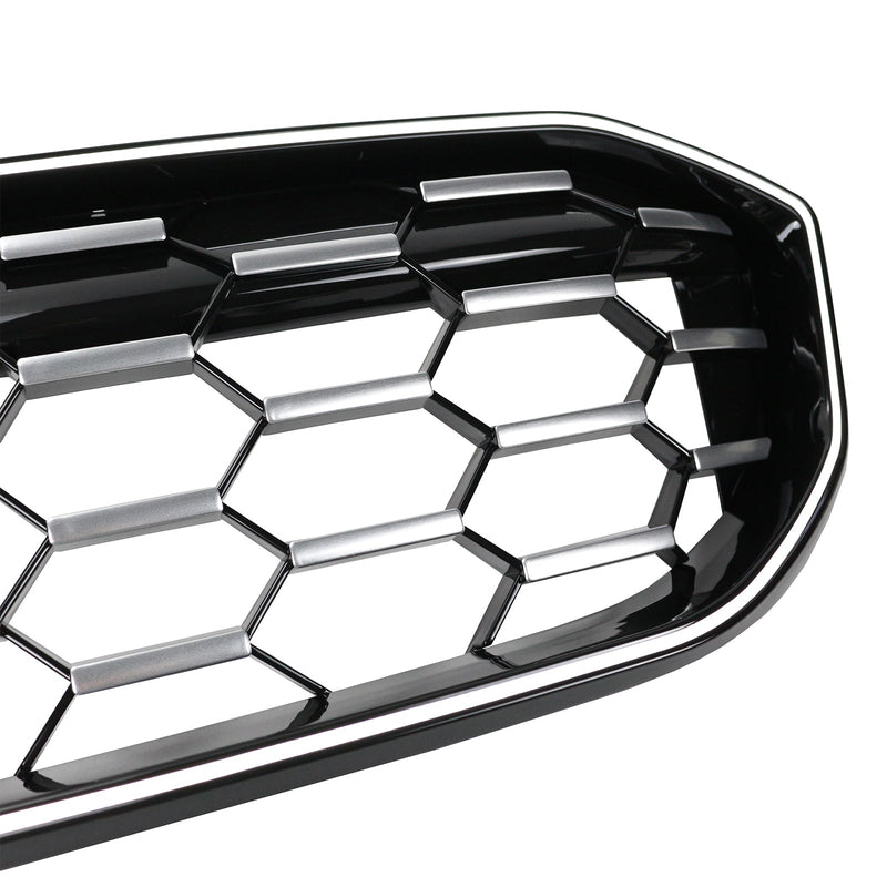 BMW 3-serie G20 G28 2023-2024 Diamant Svart Sølv nyregitter foran