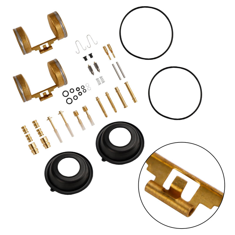 Kit de reparo de carburador compatível com Honda CB350 1968-1972 CL350 1968-1973