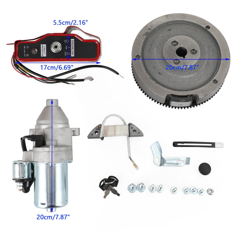 Honda GX340 11 PS GX390 13 PS GX420 15 PS Elektrostart Schwungrad Anlasser Zündung