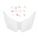 Capa protetora da lente do farol dianteiro se encaixa Kawasaki Ninja Z1000 07-09 Azul Genérico