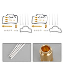 2x sada na opravu karburátoru vhodná pro Yamaha YFZ450 2004-2009 Generic