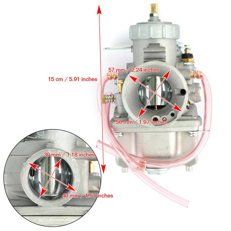 Förgasare till Mikuni 4 takts VM30 VM30-83 30 mm 42-6005 13-5001