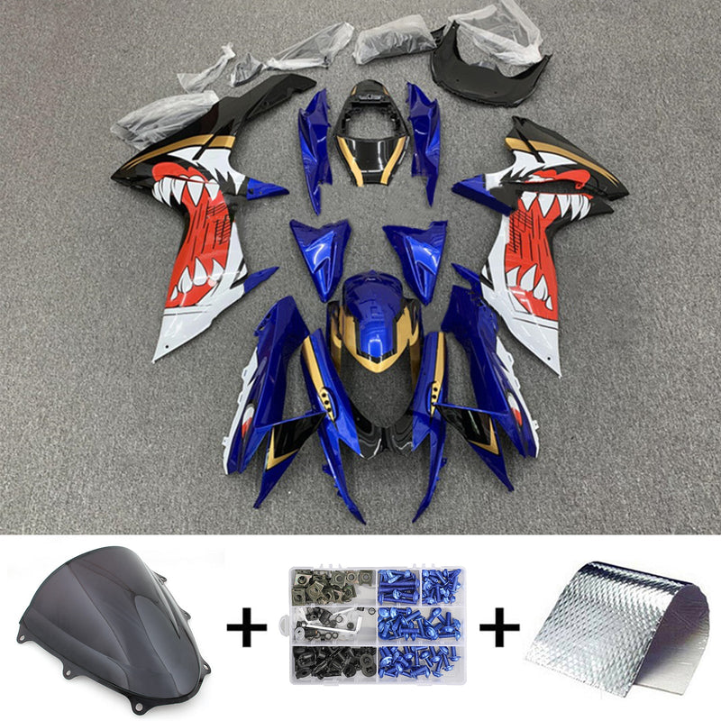 Amotopart Suzuki GSXR 600/750 2011-2023 K11 Zestaw owiewek Korpus Plastik ABS