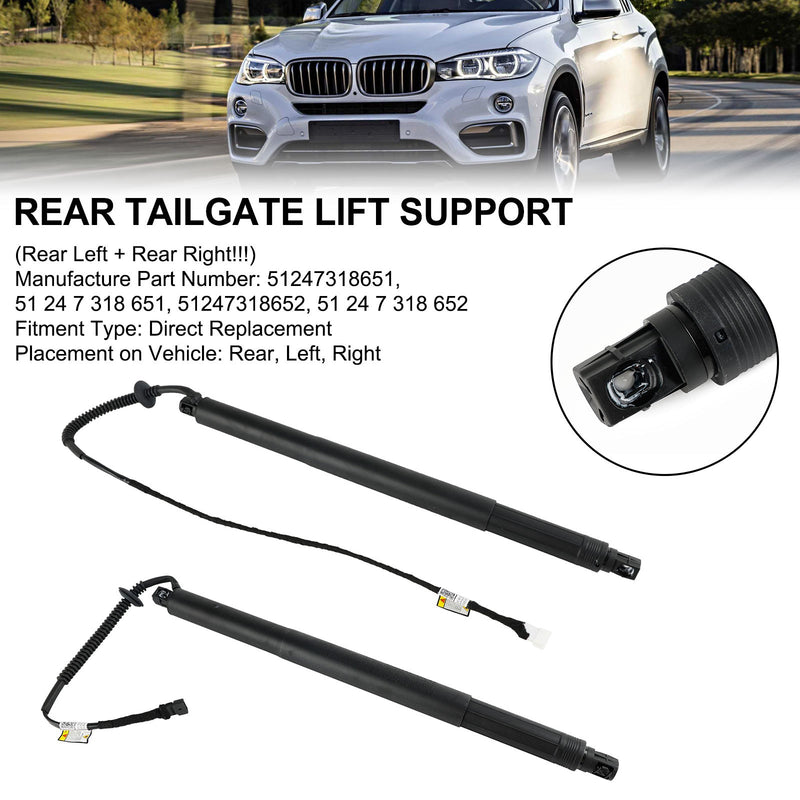 BMW X6 F16 F86 2014-2019 51247318651 2stk Bakluke Power Lift Support