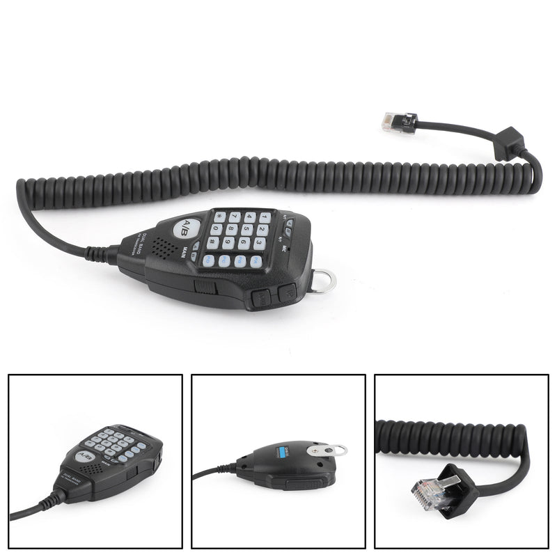 Walkie talkie mikrofonkompatibel bilanvändning, passar AnyTone AT-778UV AT-588UV