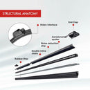 UTV Ručně ovládaný gumový stěrač čelního skla pro Can Am Polaris Ranger