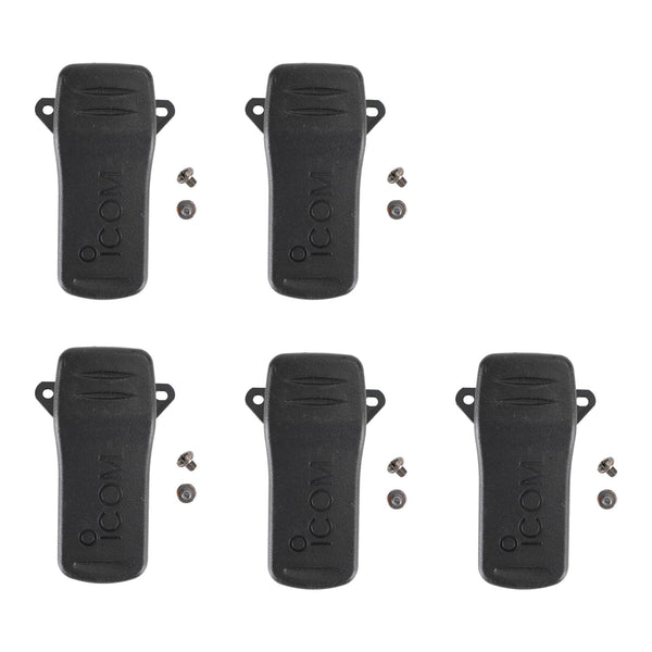 1 peça/5 peças MB-98 clipe de bolso traseiro clipe de cinto adequado para walkie talkie ICOM IC-F50