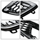 2PCS Frontstoßstange Nebelscheinwerfer Lampenabdeckung Lünette Gitter passend für Ford Focus 2015-2018