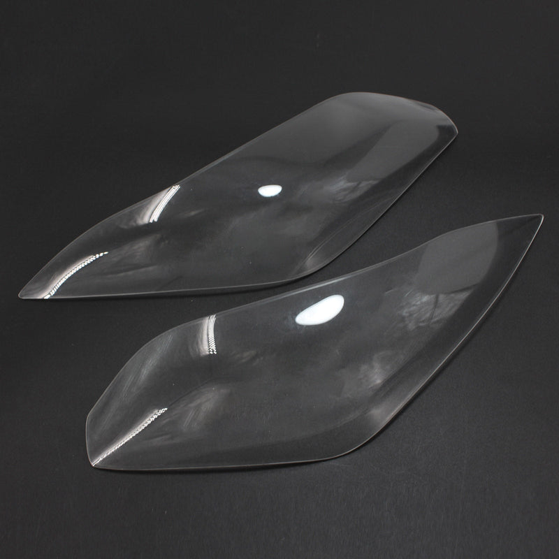 Lámina protectora de faros compatible con Kawasaki Ninja 300 Versys 650 15-17 Smoke Generic