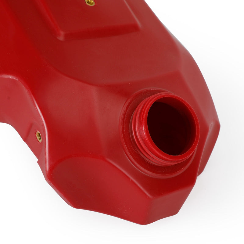 1989-2001 Honda CR500R Drivstoff Gass Tank & Cap Red 3,6 Gal Petcock Valve Kit