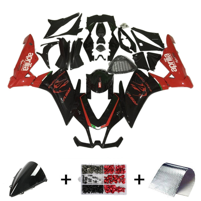 Amotopart Aprilia RSV4 1000 2009-2015 Zestaw owiewek, korpus, plastik, ABS