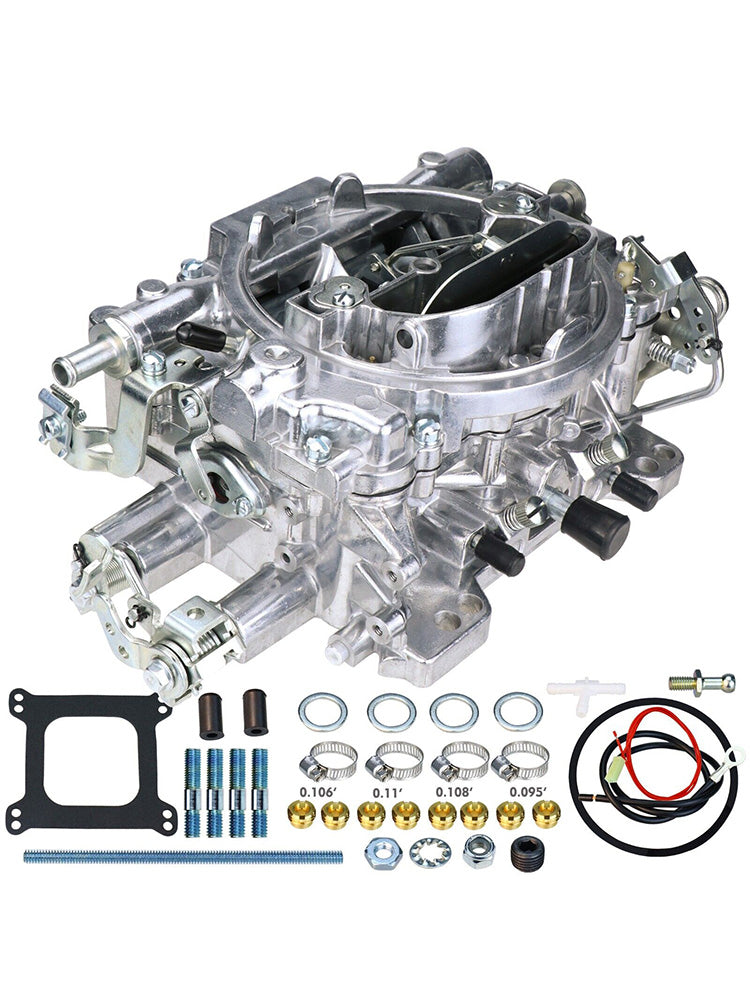 Carburador de 4 cilindros Estrangulador manual Performer 600 CFM con junta para Edelbrock 1405