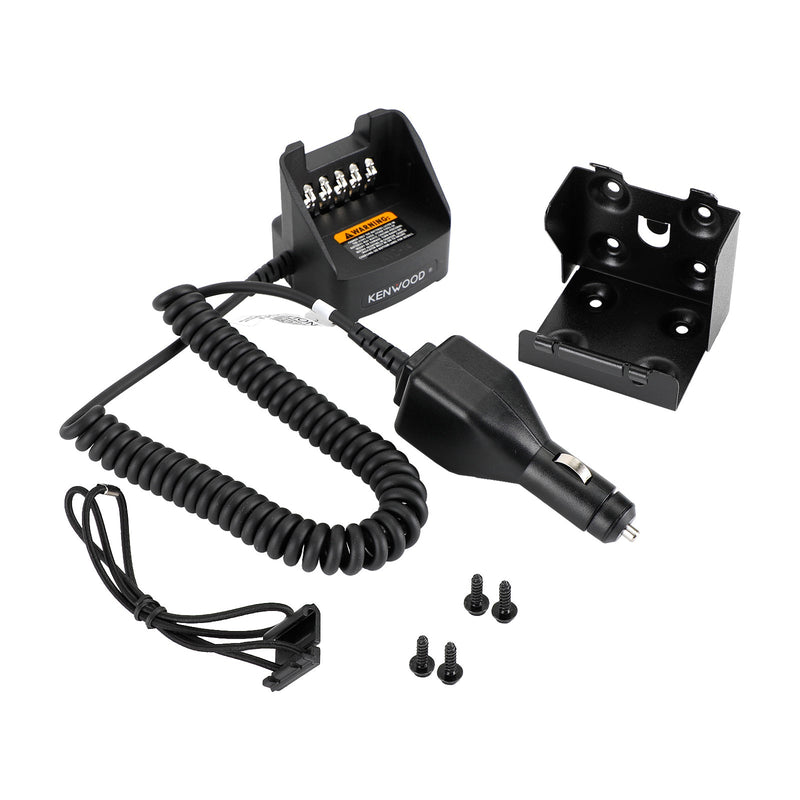 Cargador de batería de coche de 12-24V KVC-14 para radios TK2100 K2140 K2148 K2160 K3178