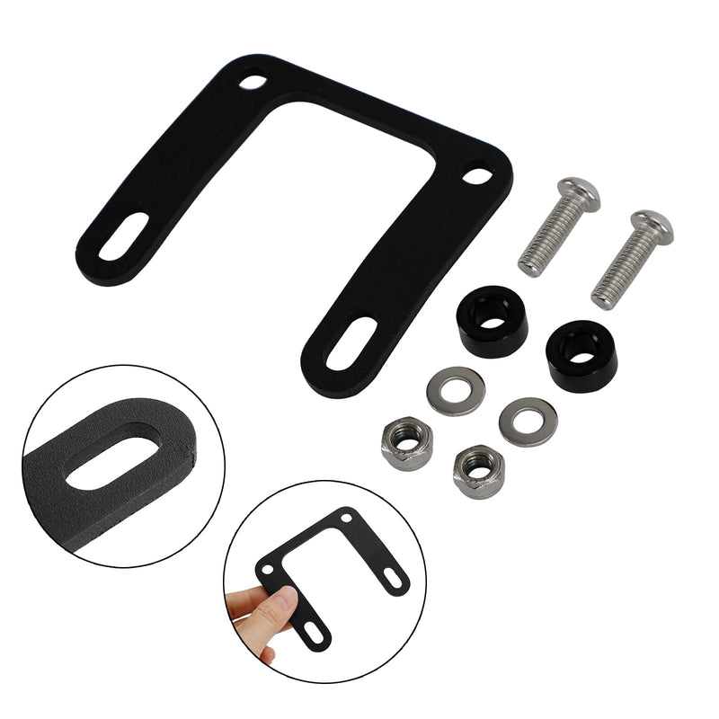 Suporte lateral de realocação do velocímetro Honda Rebel 1100 2021-2023 preto