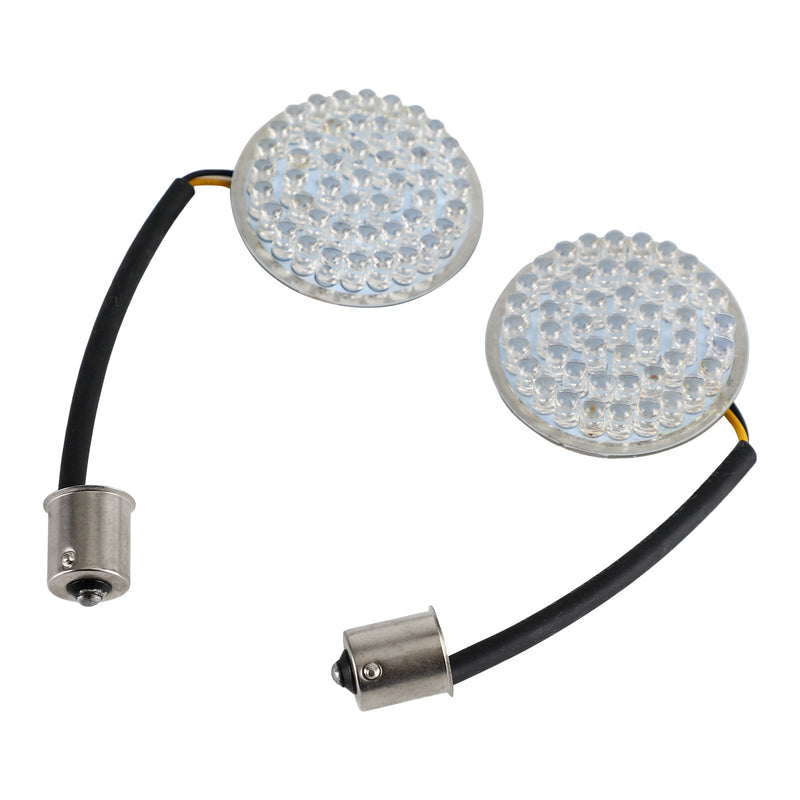 1156 Hintere LED-Blinker-Einbauleuchten für Dyna Touring Street Road Glide 883 Generic