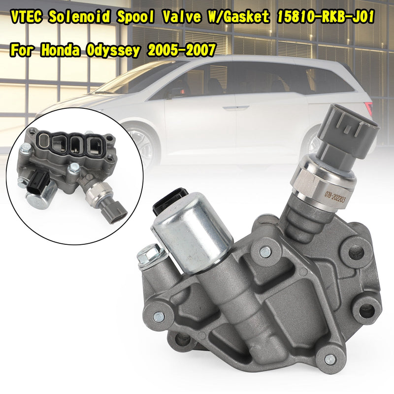 VTEC Solenoid Spool Valve W/Dichtung 15810-RKB-J01 für Honda Odyssey 2005–2007 Generic