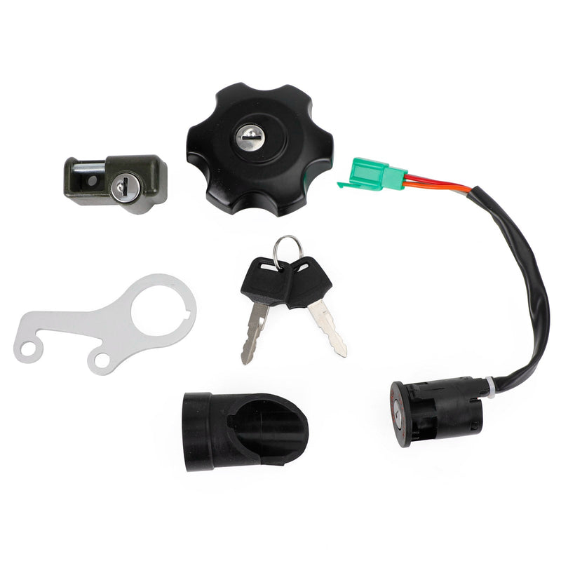 2007-2022 Suzuki DR-Z DRZ400 SM Interruptor de llave de encendido Tapa de combustible Juego de bloqueo de casco