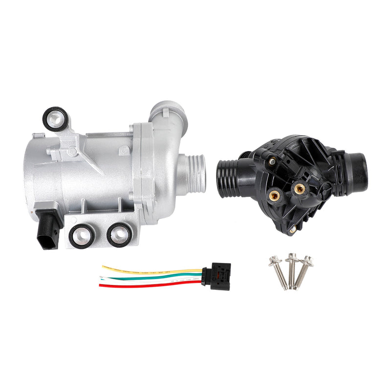 2006-2007 BMW 525i 525xi 530i 530xi elektrisk vattenpump med termostat och skruv 11517586925 11537549476