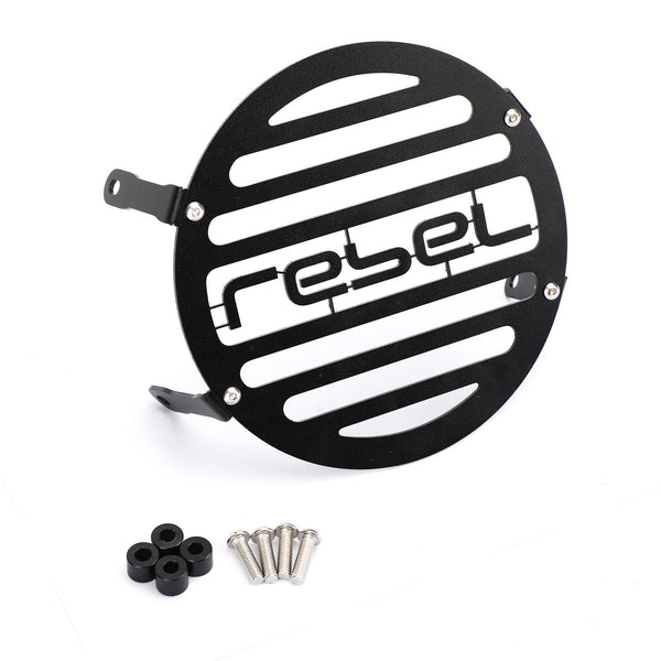 REJILLA PROTECTORA TAPA FARO NEGRA APTO PARA HONDA REBEL CMX 500 300 19-2020 Genérico