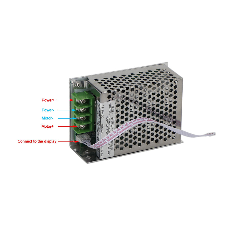 12V 24V 48V 30A PWM Kontroler prędkości silnika Ściemniacz Miękki start/stop DC 12-80V