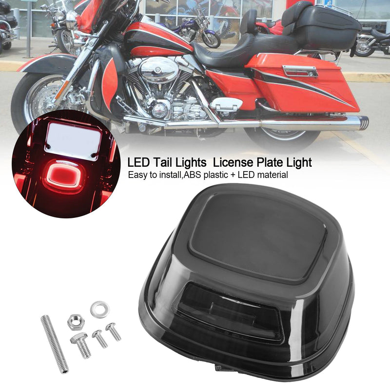 LED-baklys nummerskiltbelysning for Touring Softail Dyna Sportster fra 99 Generic