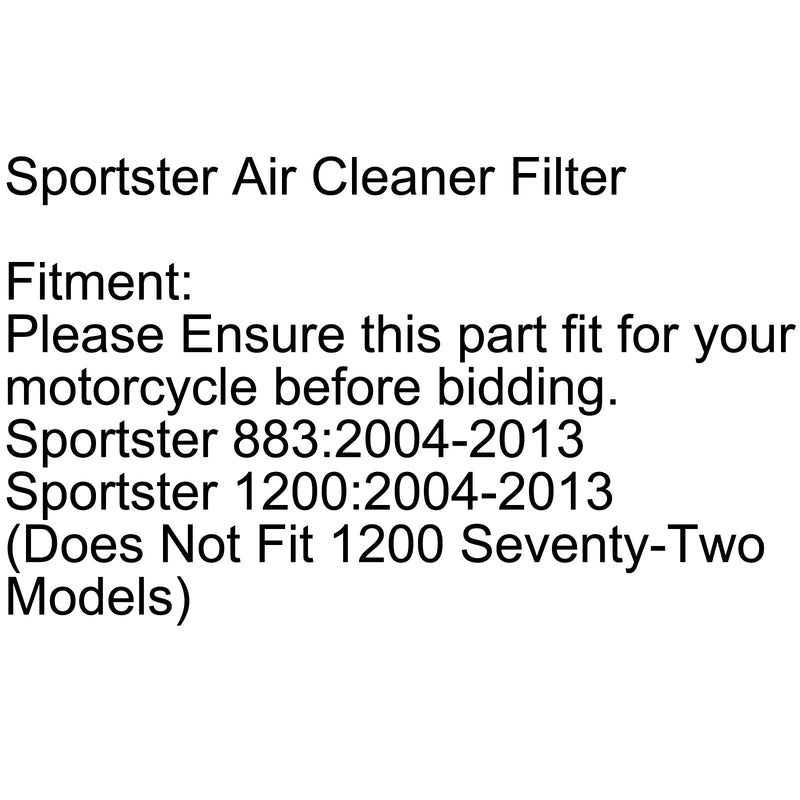 Leistungsluftfilter 29331–04 für Harley Sportster 883 1200 2004–2013 generisch