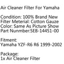 Luftfilter-Reinigungselement 5EB-14451-00 für Yamaha YZF-R6 R6 1999-2002 2001 Generic