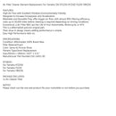 Skumluftfilterrengöringselement för Yamaha XTZ250 YBR250 YS250 1AE-14451-00 Generic