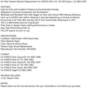 Luftfilterelement for KYMCO DINK CLASSIC 125 150 200 LX 2002-2007 P/N.00162993 Generisk