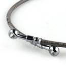 50cm/19“ Motorrad-Bremsöl-Schlauchleitung Banjo Fitting Drehgelenk Ende