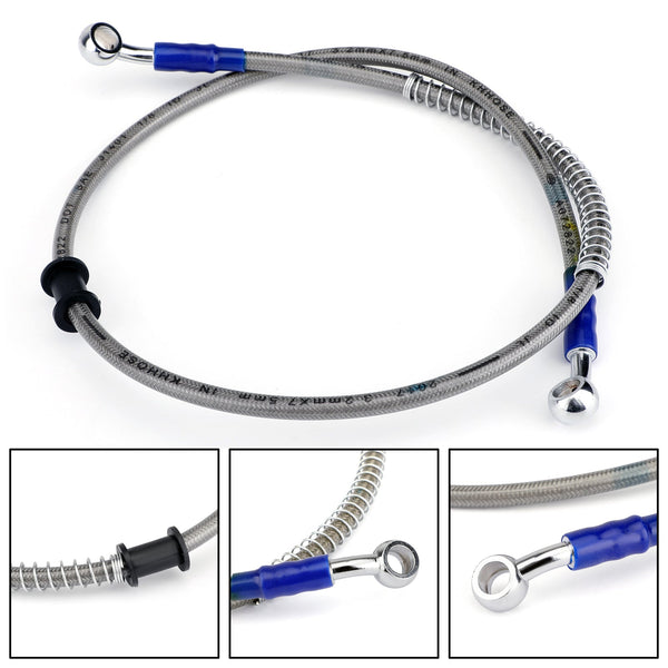 90cm/35 M10 Brake Oil Hose Line Banjo Fitting Stainless Steel End